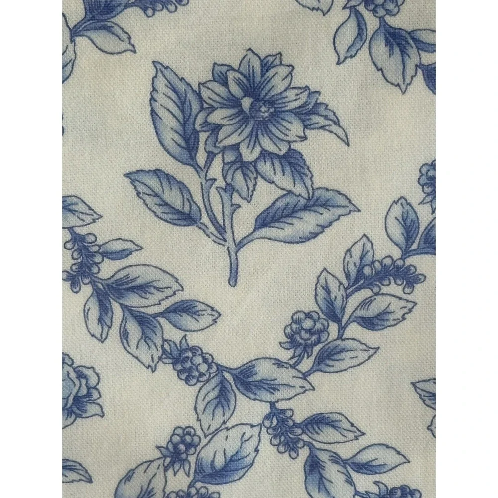 NEW Longaberger COTTAGE TRELLIS Table Runner 72x16 Blue/White‎ Farmhouse Decor